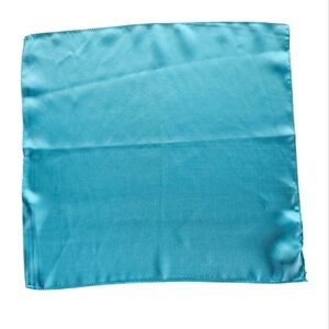 NWT JCPENNEY Aqua Silk Pocket Square